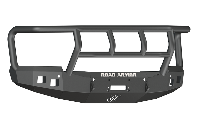 Chevrolet 1500 Front Bumper - Road Armor - Stealth Winch Bumper w/Titan II Guard - Tex Blk - `14-`15